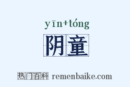 阴童是什么意思的图片